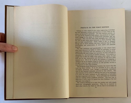 Applied Descriptive Geometry w/ Drafting Room Problems Frank Warner 1938 2nd ed. - Picture 4 of 12