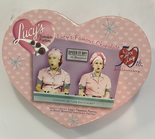 Scatola di cioccolatini San Valentino Lucy's Chocolate Factory 50° anniversario vuota - Foto 2 di 3