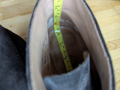 Cheaney Chukka Stiefel dunkelbraun Wildleder Gr. 9,5 UK gebraucht - Bild 13 von 13