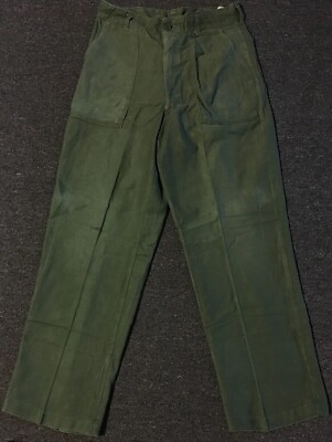 パンツ Used Us Army OG-107 Utility Trouser 60s VINTAGE US ARMY UTILITY TROUSERS PANTS OG-107 SATEEN 1960S