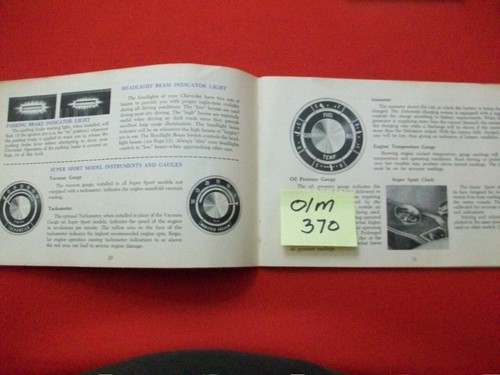 1965 VINTAGE OEM CHEVROLET IMPALA SS BISCAYNE BEL AIR OWNER'S GUIDE MANUAL GTFC - Picture 3 of 4
