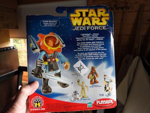 Star Wars Jedi Force Luke Skywalker Playskool Unopened Rare - Picture 4 of 6