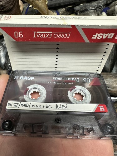 PROMO RODEL RECORDS DEATH GRIND METAL CASSETTE LUNATIC INVASION AGATHOCLES + - Picture 3 of 4