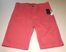NAUTICA BOY'S BERMUDA SLIM FIT SHORTS SIZES - 10  12 CORAL NWT