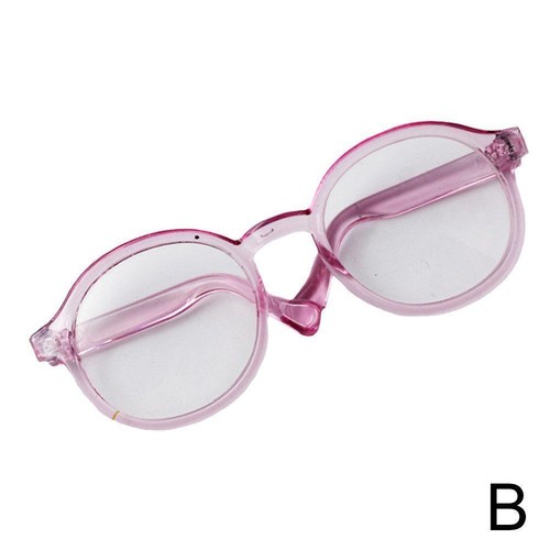 Mini Doll Glasses For Doll Accessories Round Frame Clear Lens Toy✨j U1S1 FAST - Picture 13 of 15