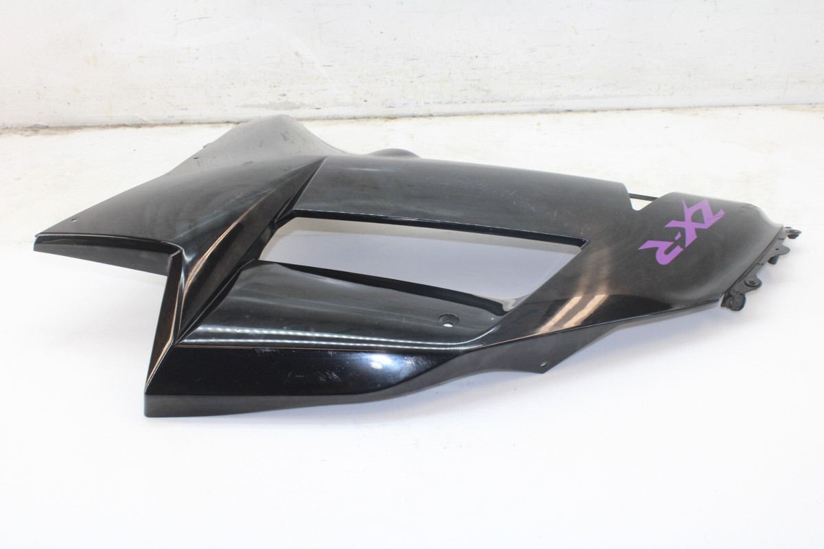 07-08 NINJA ZX6R LEFT MID SIDE FAIRING COWL PLASTIC OEM