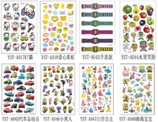 Kids Cartoon Waterproof  Body Temporary Tattoos Sticker Removable US Seller 
