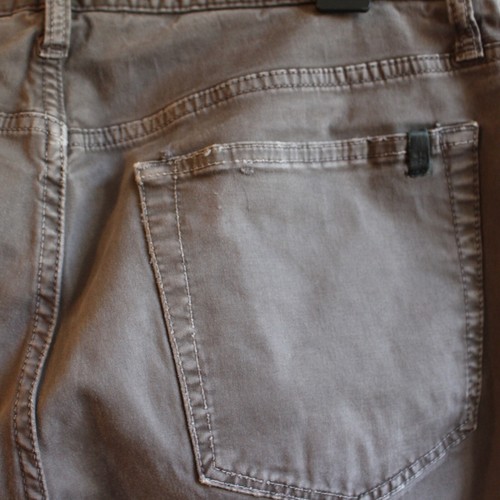 Pantalones informales estilo jeans delanteros planos cepillados grises JOE'S 34x32 - Imagen 5 de 9