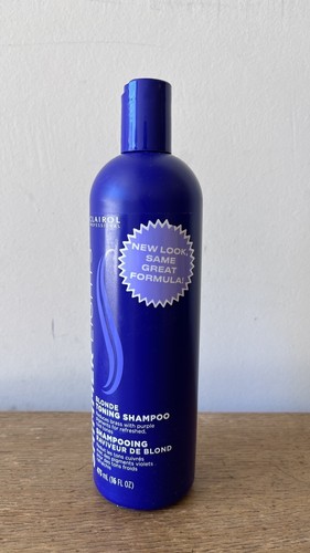 Clairol Professional Shimmer Lights Blonde Toning Shampoo 16 oz NEW LOOK - Picture 2 of 3