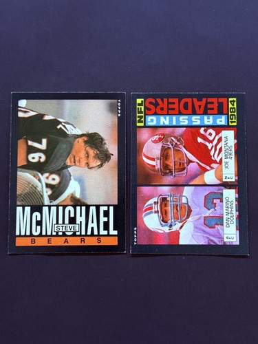 1985 Topps Football Complete Set 1-396 NM-MT Moon PSA 7 Dent RC Marino 2nd Yr - Picture 17 of 22