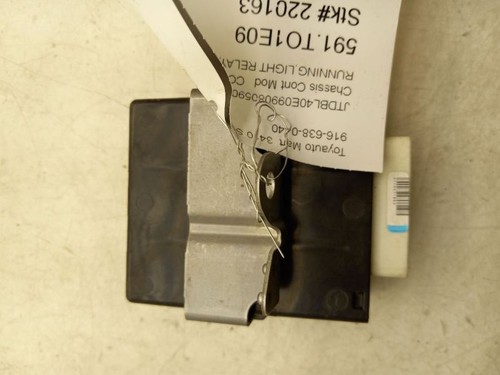 2009 TOYOTA COROLLA CHASSIS ECM RUNNING LIGHT RELAY CONTROL MODULE ASSEMBLY - Picture 4 of 12
