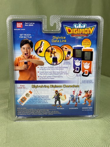 NEW Bandai Digimon Data Squad Digivice Data-link Toei Anime DNA Chip Orange RARE - Picture 4 of 9