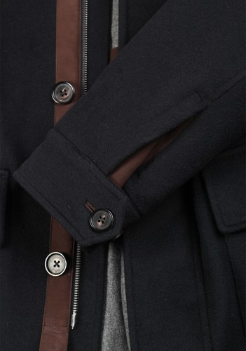 Sobre Abrigo Elementos de Cachemira Azul ZEGNA Talla 48/38R EE. UU. Chaqueta New Wit... - Imagen 4 de 6
