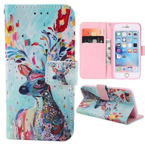Magnetic Case Wallet Stand Cover for iPhone 16 15 14 13 12 Pro 11 6 7 8 5 XR SE - Picture 10 of 17