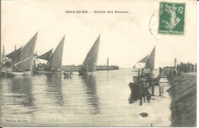AK Le Grau du Roi (Gard) - Eingang der Boote -