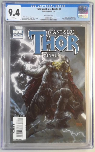 THOR GIANT SIZE FINALE 1 CGC 9.4 FINCH 1:50 INCENTIVE COVER (SLAB GRADE)