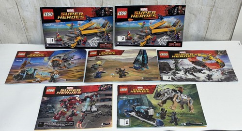 Lego Marvel Spider-Man Avengers Knights+ Instruction Manual Mixed Lot BOOKS ONLY - Picture 14 of 15