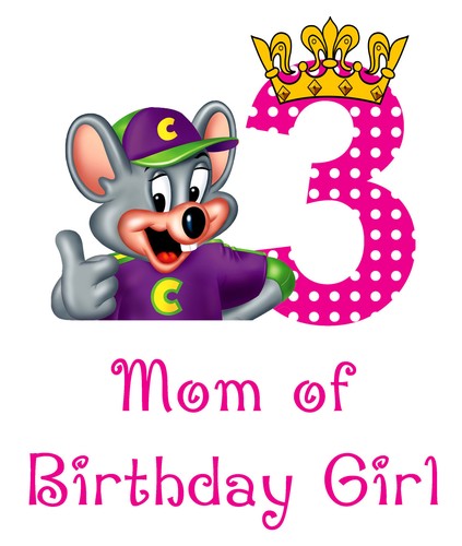 Chuck E Cheese #1 - T Shirt Iron On Transfer - Compleanno - Magliette Famiglia anche - Foto 2 di 2