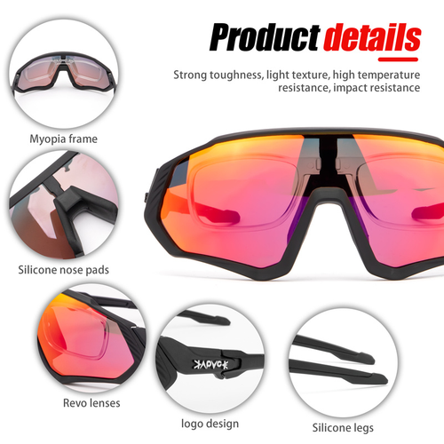 Photochromic Sunglasses Sports Mountain Bike Glasses UV400 Goggles Men Women - Picture 3 of 37