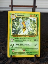 Pokémon TCG Beedrill Base Set 17/102 - Regular Unlimited Rare Vintage 1999