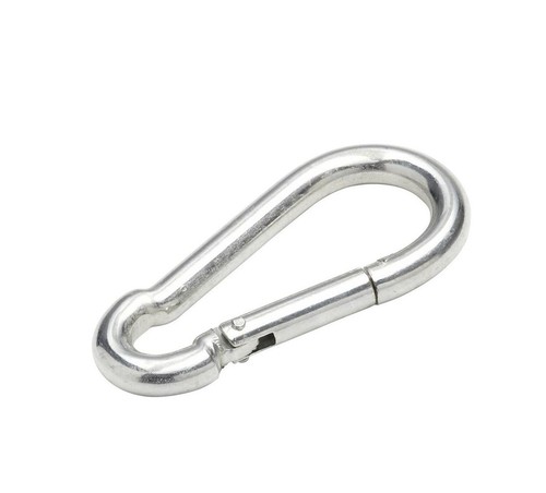 Carabiner Clip Snap Hook Spring Loaded Steel Carbine Carabina Karabiner KBZ - Picture 5 of 6