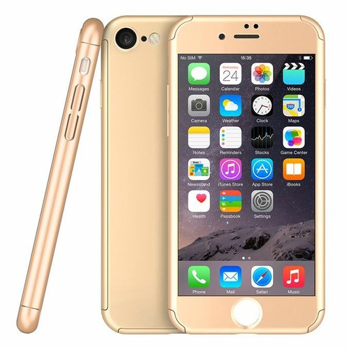 360° Hybrid Hard Thin Case Tempered Glass Cover for Apple iPhone 6 6s 7 Plus 8 X - Picture 15 of 19