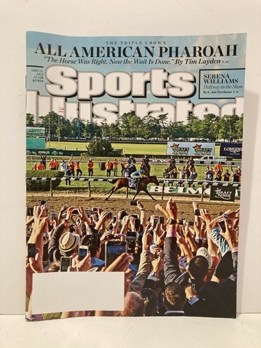 American Pharoah Triple Crown Sports Illustrated June 15 2015 NO LABEL - New - Picture 2 of 2