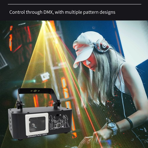 Disco Effect lighting RGB LED Beam DMX DJ Party Stage Laser Projector Light NeW8 - Picture 7 of 16