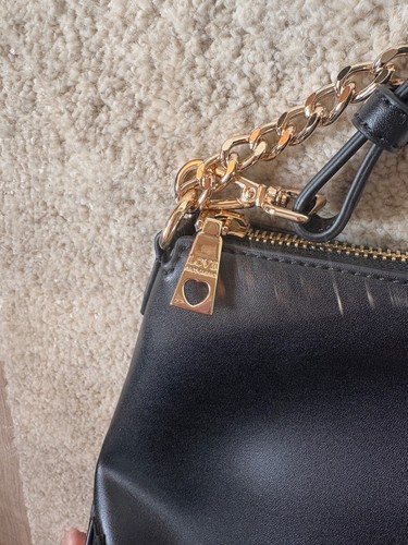 Love Moschino Umhängetasche Schultertasche schwarz rot gold - Bild 4 von 10