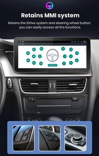 Android 13 Car Stereo GPS WIFI 4G For Audi A4 A5 Audi concert/Symphony Radio RHD - Picture 9 of 16