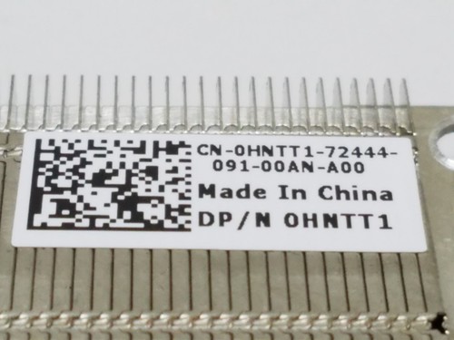 HNTT1 - Genuine OEM Dell Alienware CPU Notebook Heatsink HNTT1 DP/N: 0HNTT1 - Picture 5 of 5