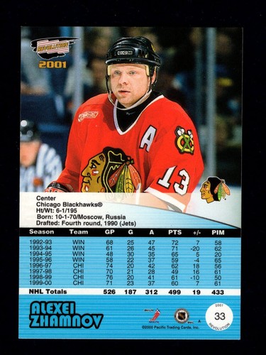 2000-01 Pacific Revolution Base Hockey Cards #2-146 You Pick - Picture 25 of 85