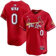 St. Louis Cardinals Masyn Winn #0 Nike Red 2025 City Connect MLB Limited Jersey