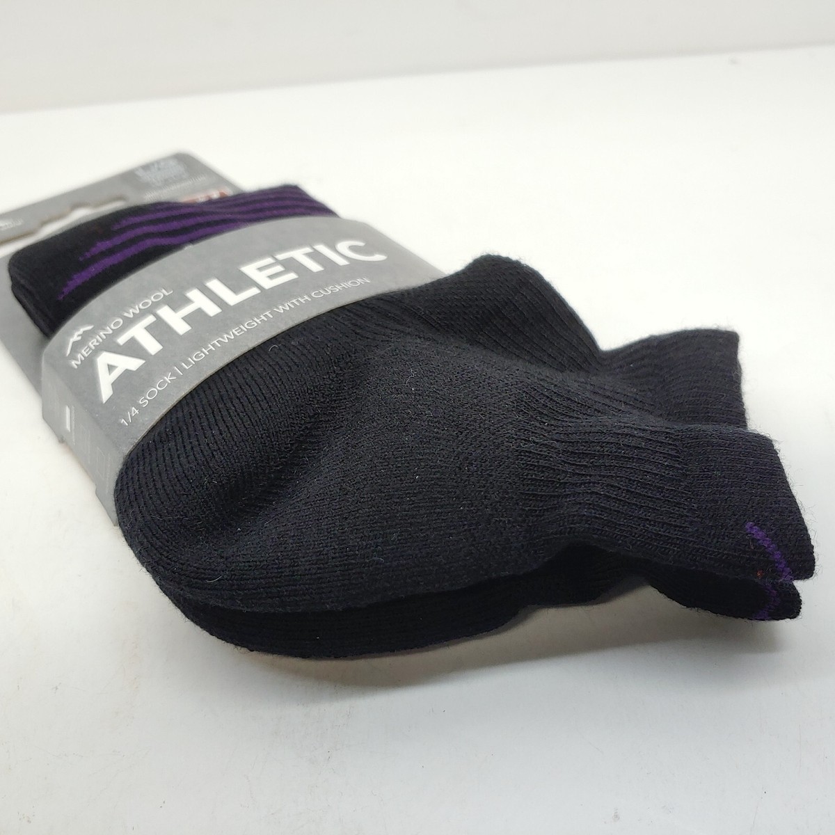 Calze Darn Tough Athletic Element 1/4 Donna – Bianche (Taglia L 10-11.5) - Made In USA