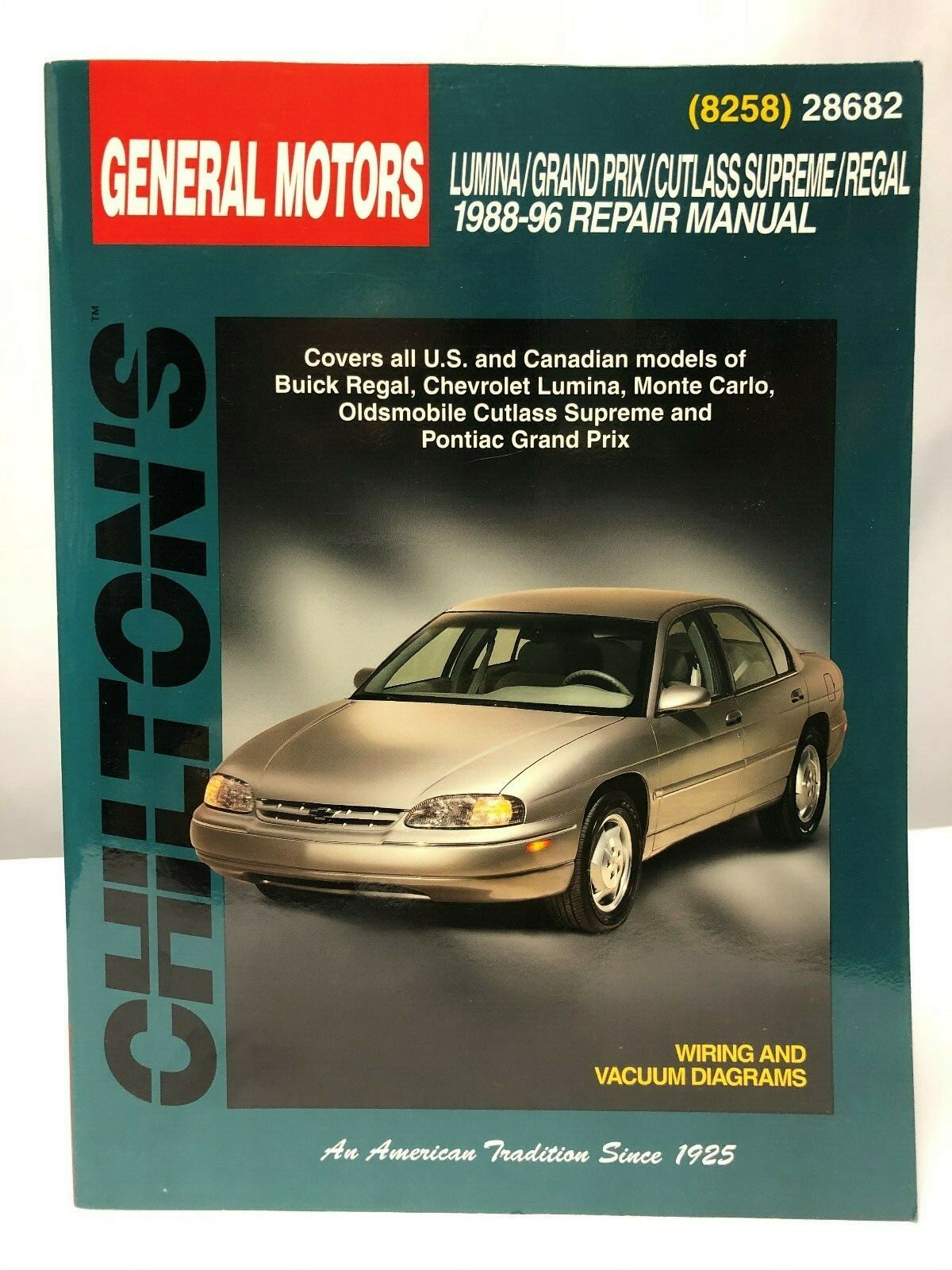 Chilton Lumina//Grand Prix//Cutlass Supreme//Regal 1988-1996 Repair Manual 28682