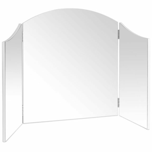 Beautify Large Trifold Hollywood Vanity Mirror With Folding Tabletop Design For - Large Tri Fold Vanity Mirror Beautify Large Trifold Hollywood Vanity Mirror With Folding Tabletop Design For - Large Tri Fold Vanity Mirror