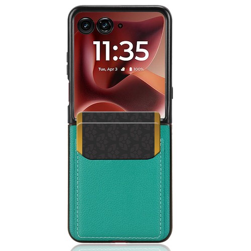 For Motorola Razr 60 Ultra, Luxury Shockproof Retro Leather Card Slot Case Cover - Picture 15 of 23