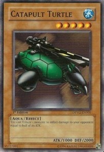 Catapult Turtle - DPYG-EN006 - Common - 1st Edition x3 - Lightly Played