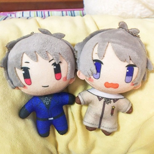 Axis Powers Hetalia Arthur 4'' Ivan Hanging Plush Doll Toy Keychain Xmas Gift - Picture 11 of 18