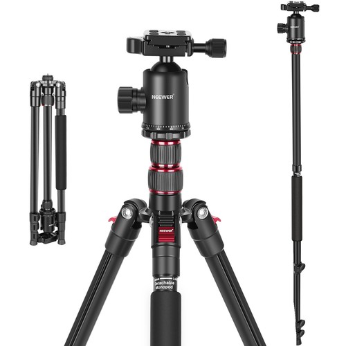 NEEWER 77 inch Camera Tripod Monopod for DSLR with 360° Panoramic Ball Head
