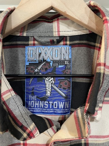 DIXXON THE JOHNSTOWN FLANNEL XL With Rattler Run Patch Rare - Bild 2 von 4