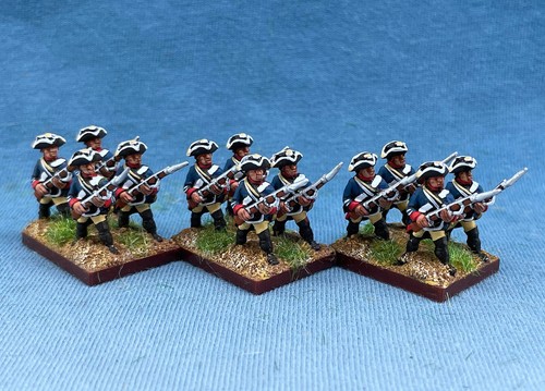 15 mm SYW Guerra de los Siete Años WGS pintado margraf prusiano Carl infantería PA25 - Imagen 9 de 10