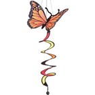 30”  MONARCH BUTTERFLY hanging WIND Spinner TWISTER garden décor – ITB-4289
