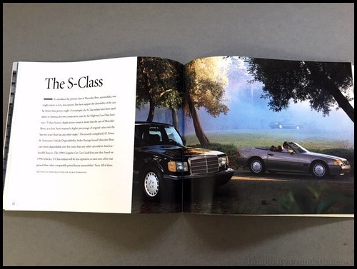1991 Mercedes Benz Brochure Catalog 420SEL 560SEL 500SL 560SEC 190E 300CE 300TE - Picture 12 of 19