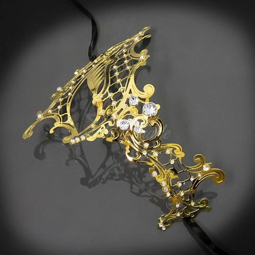 Phantom Metal Masquerade Mask M7131 - Picture 10 of 16