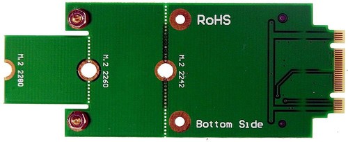 M-ware® Adapter Mini PCIe mSata SSD zu NGFF M.2 Festplatte ID14569 - Picture 2 of 6