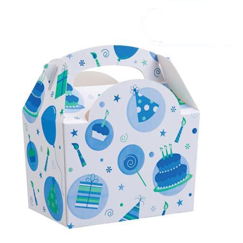 50 x Party Food Boxes Childrens Kids Themed Carry Meal Box Birthday Loot Bag - Picture 4 of 91