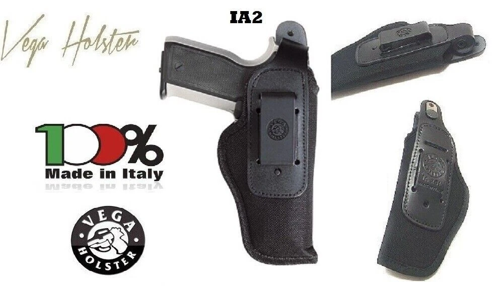 Fondina Tattica Depring Per Pistole Compatte E Subcompatte - Occultamento Profondo, Nera, Nylon, OWB