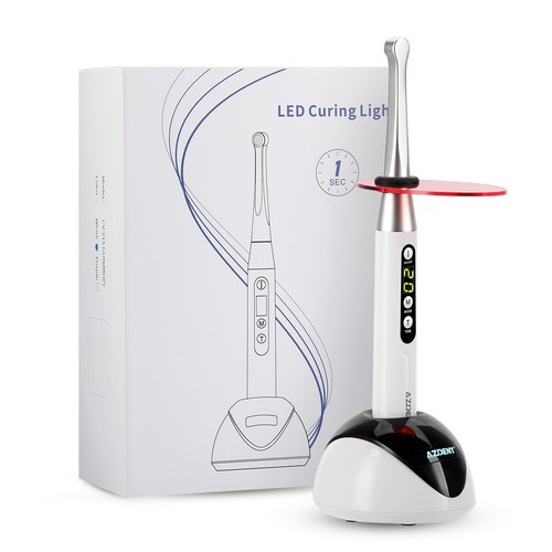 AZDENT Lampe LED Durcissement Dentaire Sans Fil 1 Seconde Durcissement Haute Puissance 2200mW - Photo 9/16
