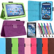Folding Case For Amazon Fire HD 10.1" 8" 7" Fire Max 11 inch Tablet PU Leather